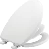 Mayfair By Bemis Little2Big Never Loosens Elongated Plastic Children's Potty Training Toilet Seat With Slow Close Hinge - White -Baby World Shop GUEST ea574bd2 2864 4433 a150 c396e78de6ee