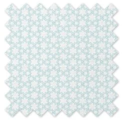 Bacati - Floral Quilted Muslin Changing Pad Cover Aqua -Baby World Shop GUEST ebc34f62 2e29 402e 83bb 3081e6410933