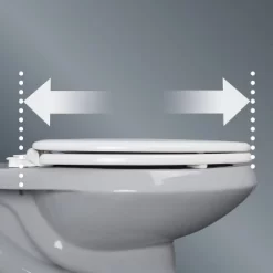 Mayfair By Bemis NextStep2 Never Loosens Round Enameled Wood Children's Potty Training Toilet Seat With Easy Clean And Slow Close Hinge - White -Baby World Shop GUEST ecb2ee0e 3c59 4d6d 9be2 535655009278