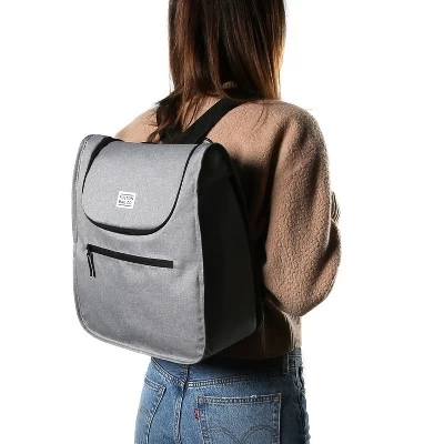 Fulton Bag Co. Expandable Messenger Backpack Diaper Bag - Gray 5 Fulton Bag Co. Expandable Messenger Backpack Diaper Bag - Gray - Image 3