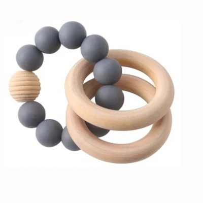 Embe Silicone Beaded Teether Bangles, M/L 5 Embe Silicone Beaded Teether Bangles, M/L - Image 3