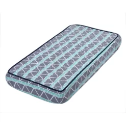 Bacati - Liam Aqua/Navy Large Triangles Quilted Muslin Changing Pad Cover 16 Bacati - Liam Aqua/Navy Large Triangles Quilted Muslin Changing Pad Cover -Baby World Shop GUEST ee5c93f5 48a2 4f4e 88f4 886ad9415114