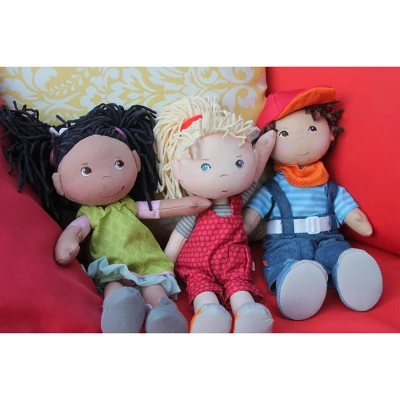 HABA Graham 12" Soft Boy Doll With Brown Hair, Brown Eyes Removable Clothing & Shoes 8 HABA Graham 12" Soft Boy Doll With Brown Hair, Brown Eyes Removable Clothing & Shoes - Image 6