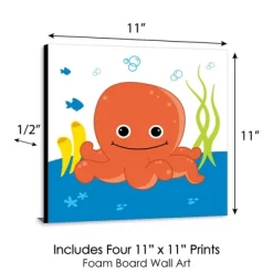 Big Dot Of Happiness Under The Sea Critters - Kids Home Decor - 11 X 11 Inches Nursery Wall Art - Set Of 4 Prints For Baby's Room 11 Big Dot Of Happiness Under The Sea Critters - Kids Home Decor - 11 X 11 Inches Nursery Wall Art - Set Of 4 Prints For Baby's Room -Baby World Shop GUEST f0fc5d49 f723 4f26 92f7 62f78dadf36d