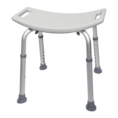 McKesson Bath Bench Aluminum Shower Seat, 300 Lbs Capacity, 1 Count 3 McKesson Bath Bench Aluminum Shower Seat, 300 Lbs Capacity, 1 Count
