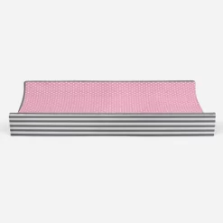 Bacati - Elephants Pink/Gray Pink Pin Dots Quilted Top Changing Pad Cover 14 Bacati - Elephants Pink/Gray Pink Pin Dots Quilted Top Changing Pad Cover -Baby World Shop GUEST f2becb8b ae5a 46d4 a523 5319353f66eb