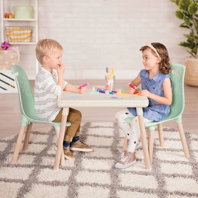 3pc Kid Century Modern Table And Chair Set - B. Spaces 3 3pc Kid Century Modern Table And Chair Set - B. Spaces