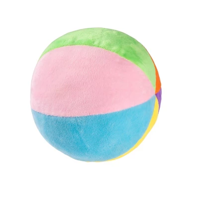 Plush Creations Rainbow Fabric Ball Rattle, Ages 0-36 Months 5 Plush Creations Rainbow Fabric Ball Rattle, Ages 0-36 Months - Image 3