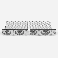Bacati - Classic Damask White/Black Pin Dots Changing Pad Cover 16 Bacati - Classic Damask White/Black Pin Dots Changing Pad Cover -Baby World Shop GUEST f580b6e4 5615 4857 a18d 52e35ac98038