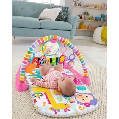Fisher Price Fisher-Price Deluxe Kick & Play Piano Gym Playmat - Pink 3 Fisher Price Fisher-Price Deluxe Kick & Play Piano Gym Playmat - Pink