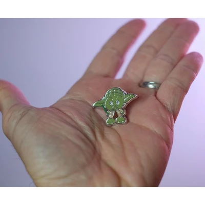 Seven20 Star Wars Yoda Stylized Plush Character And Enamel Pin | Measures 7 Inches Tall 5 Seven20 Star Wars Yoda Stylized Plush Character And Enamel Pin | Measures 7 Inches Tall - Image 3