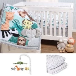 The Peanutshell Wild Kingdom Crib Bedding Set, 3pc To 12 Pc, Safari Animals -Baby World Shop GUEST f8a5d81d 01e3 4507 b603 769ca62a7abe