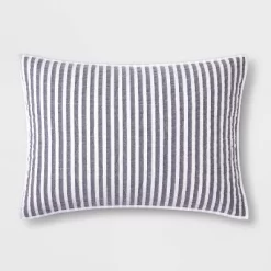 Chambray Striped Kids' Sham - Pillowfort™ -Baby World Shop GUEST fb526645 755a 4412 920a 59597bab4dd7