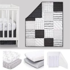 The Peanutshell Preston Black & White Crib Bedding Set, 4pc To 12 Pc 29 The Peanutshell Preston Black & White Crib Bedding Set, 4pc To 12 Pc -Baby World Shop GUEST fc147188 ba18 4b7f 8e7d 315647317a45