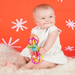 Manhattan Toy Zoo Winkel Owl Rattle And Sensory Teether -Baby World Shop GUEST fcc5dfed 84a6 4bae b20a c8e4e1892a3a