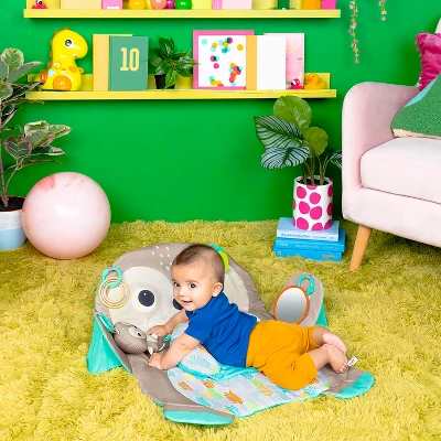 Bright Starts Tummy Time Prop And Playmat - Sloth 12 Bright Starts Tummy Time Prop And Playmat - Sloth - Image 10