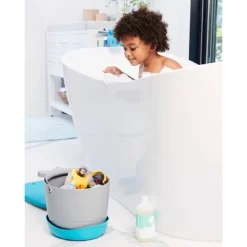 Skip Hop Moby Stowaway Bath Toy Bucket - Gray 14 Skip Hop Moby Stowaway Bath Toy Bucket - Gray -Baby World Shop GUEST fdba1cf4 3e43 42da 8289 fd95af00e8f3