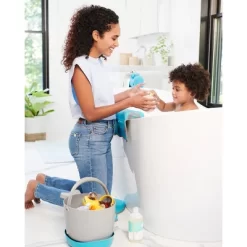 Skip Hop Moby Stowaway Bath Toy Bucket - Gray 17 Skip Hop Moby Stowaway Bath Toy Bucket - Gray -Baby World Shop GUEST fe591b49 f6ba 4c58 af18 e248a4e28a21