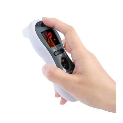 Mobi Ultra Pulse Talking Ear, Forehead Digital Thermometer With Pulse Rate, Diagnostic Fever Indicator And Memory Log 3 Mobi Ultra Pulse Talking Ear, Forehead Digital Thermometer With Pulse Rate, Diagnostic Fever Indicator And Memory Log